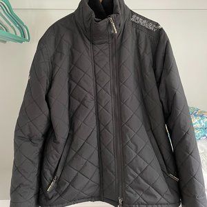 Superdry Men's Quilted Black Jacket